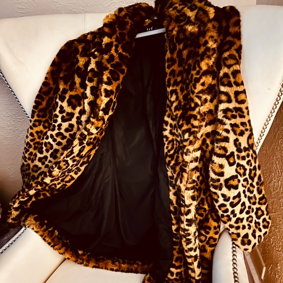 Zara TRF collection faux fur leopard coat*fabulous* - Picture 2 of 15